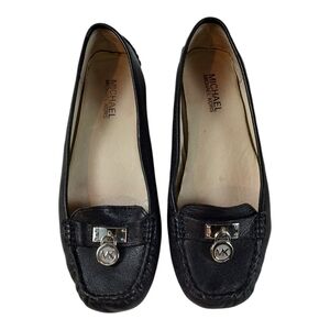 Michael Michael Kors Hamilton Loafers 7.5M Black Leather